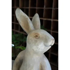 Faux Concrete Rabbit Shelf Sitter 2