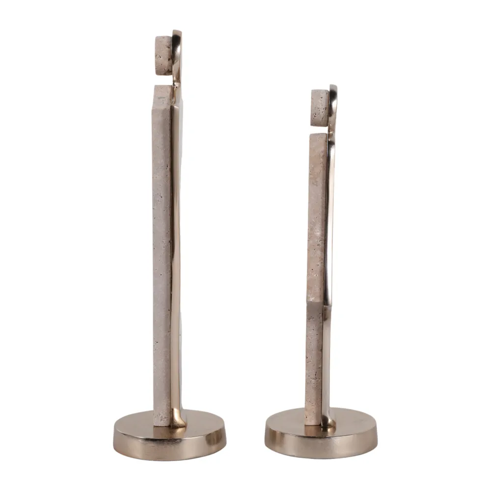 GORDONGROVE SET OF 2 GOLD DECOR 15 (IN)