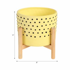 COLECREST YELLOW PLANTER 9 (IN) 10