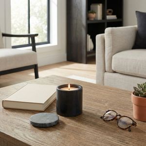 CASEYVALE GRAY CANDLE 5 (IN) 12