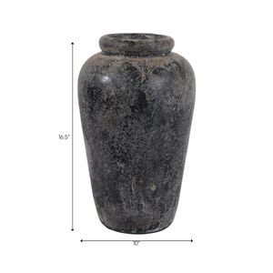 WILSONMOOR BLACK VASE 17 (IN) 8