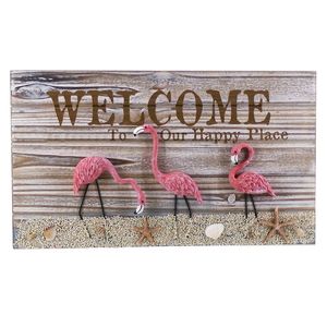 15" WELCOME TO OUR HAPPY PLACE WALL SIGN 1