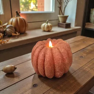 Chunky Moving Flame Grunge Pumpkin 6x5in 1