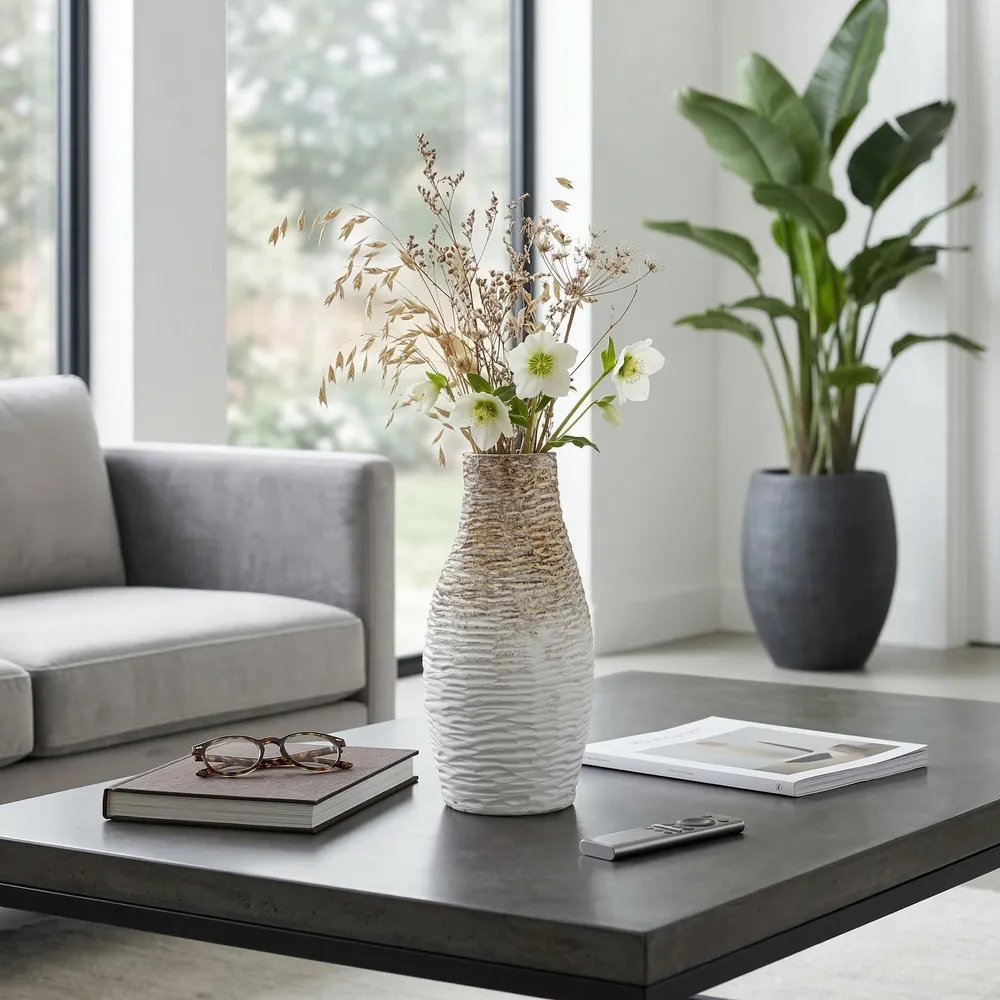 NOVALAKE BROWN VASE 14 (IN)