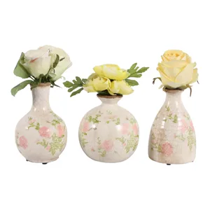 DAMIENLEY SET OF 3 PINK VASES 6 (IN) 3