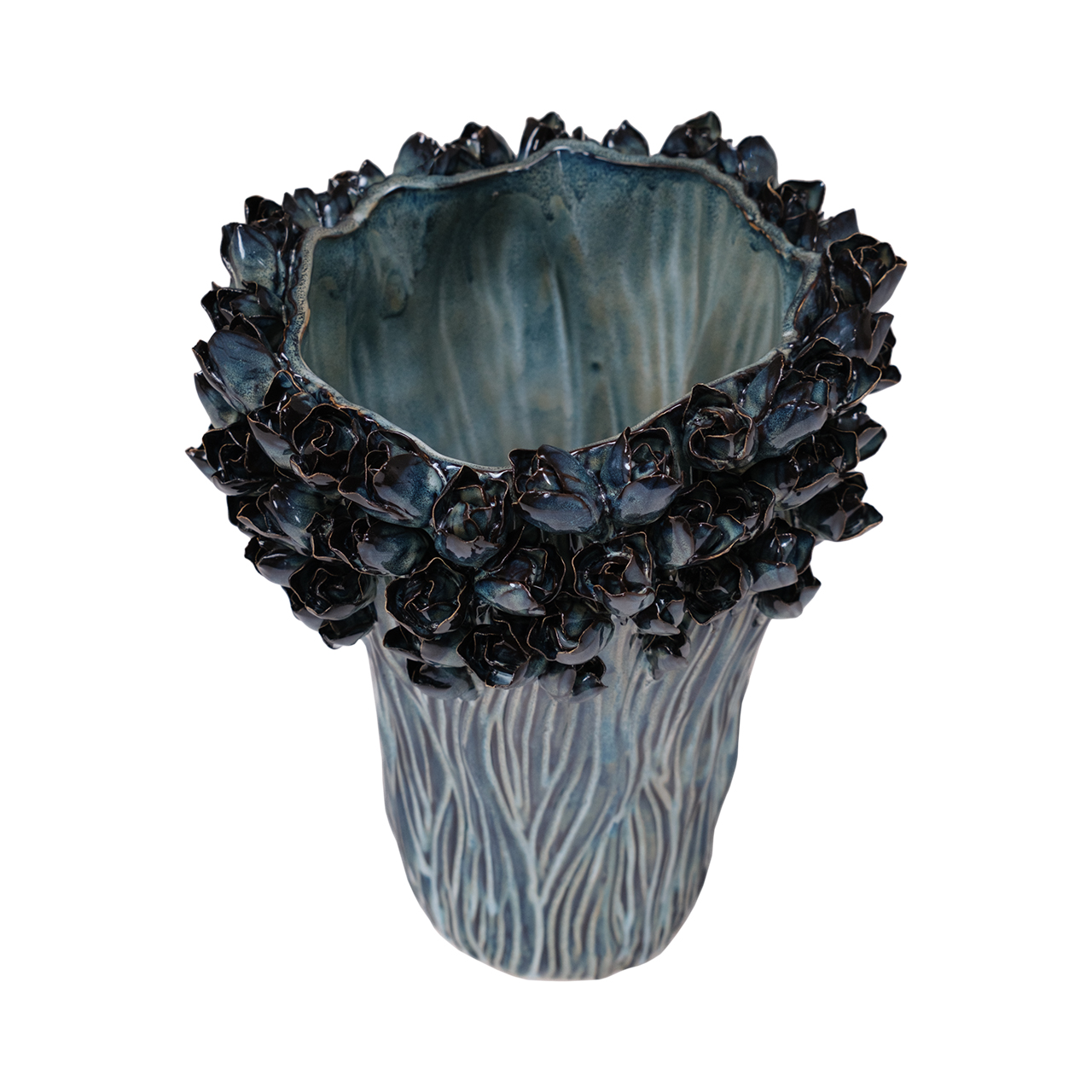 Arlen Azure Tall Vase 5