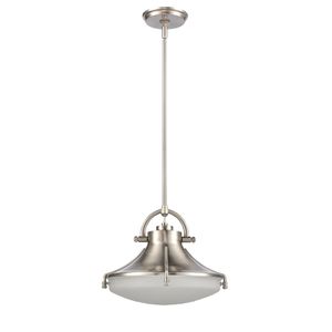 Urbanite 13'' Wide 1-Light Pendant - Satin Nickel 2