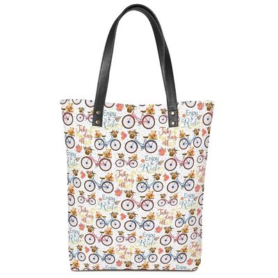 REPEAT FLAMINGO CANVAS TOTE - ASST