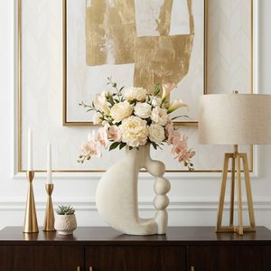 FERNMOOR IVORY VASE 17 (IN) 11
