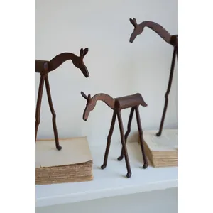 Set of 3 Hand-Forged Iron Horses 2