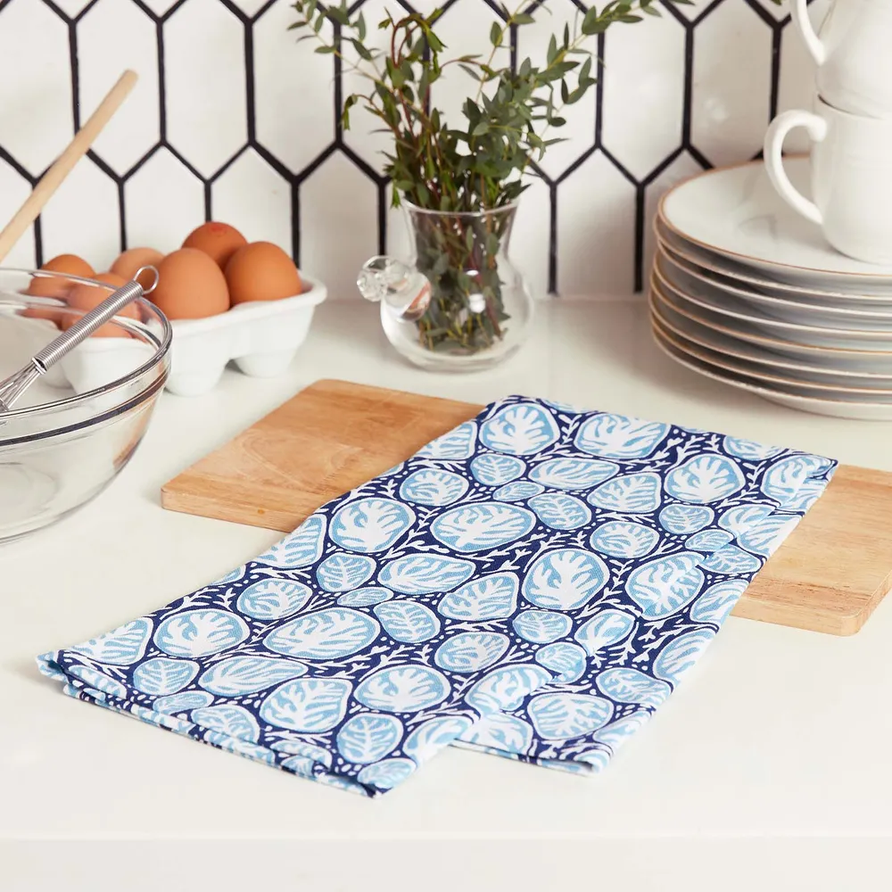 Sea Life Cotton Kitchen Towels (Set of 3)