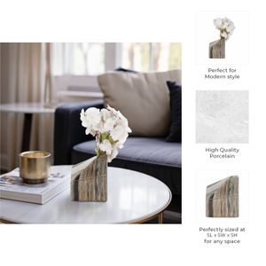 BOLTONSHAW GRAY VASE 5 (IN) 10