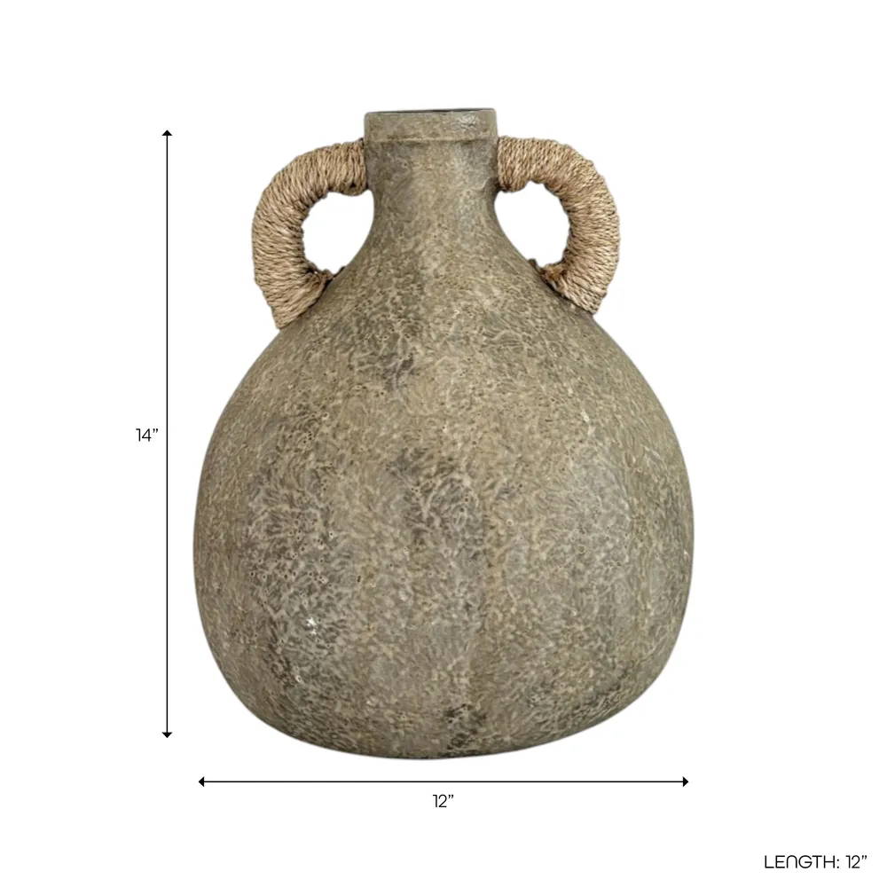 OPALVALE TAN VASE 14 (IN)