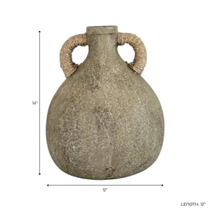 OPALVALE TAN VASE 14 (IN) 5