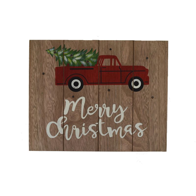 RED TRUCK CHRISTMAS DECORATION