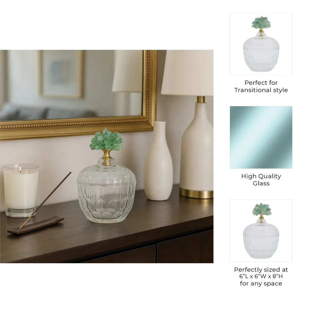 TATEHOLM GREEN JAR 8 (IN)