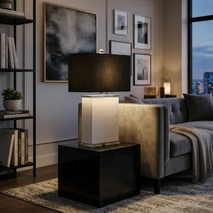 ENNISROSE WHITE LAMP 29 (IN) 11
