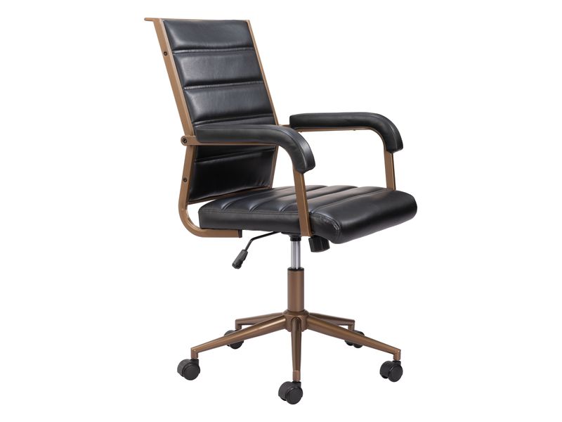 Auction Office Chair Vintage Black 7