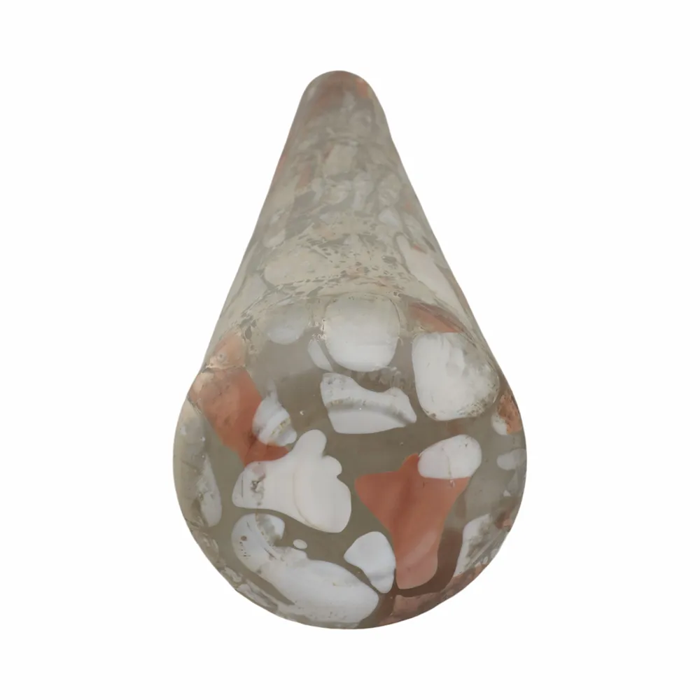 MILTONFORD TAN GLASS VASE 34 (IN)
