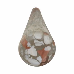 MILTONFORD TAN GLASS VASE 34 (IN) 8