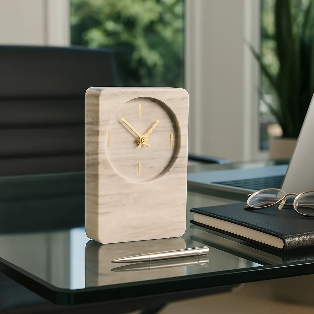 GLENNROSE TAN CLOCK 9 (IN)