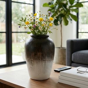 WILSONMOOR WHITE VASE 13 (IN) 10