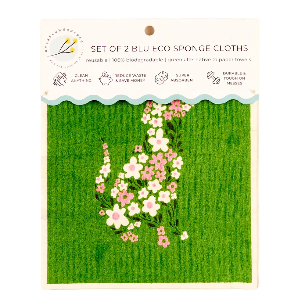 Petals & Paws blu Eco Sponge Cloth (Set of 2)