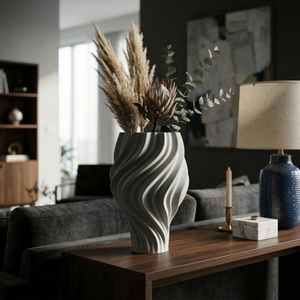 COVEHOLM WHITE VASE 14 (IN) 10