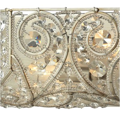 Andalusia 12'' Wide 2-Light Vanity Light - Aged Silver