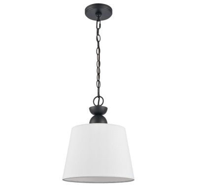 Kistler 12″ Wide 1-Light Pendant - Charcoal
