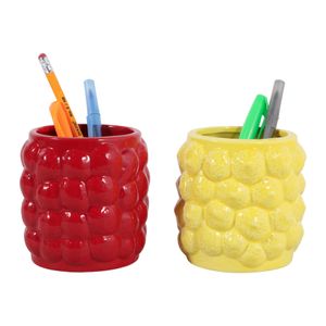 DURBANMOOR SET OF 2 RED PENCIL CUP 4 (IN) 3