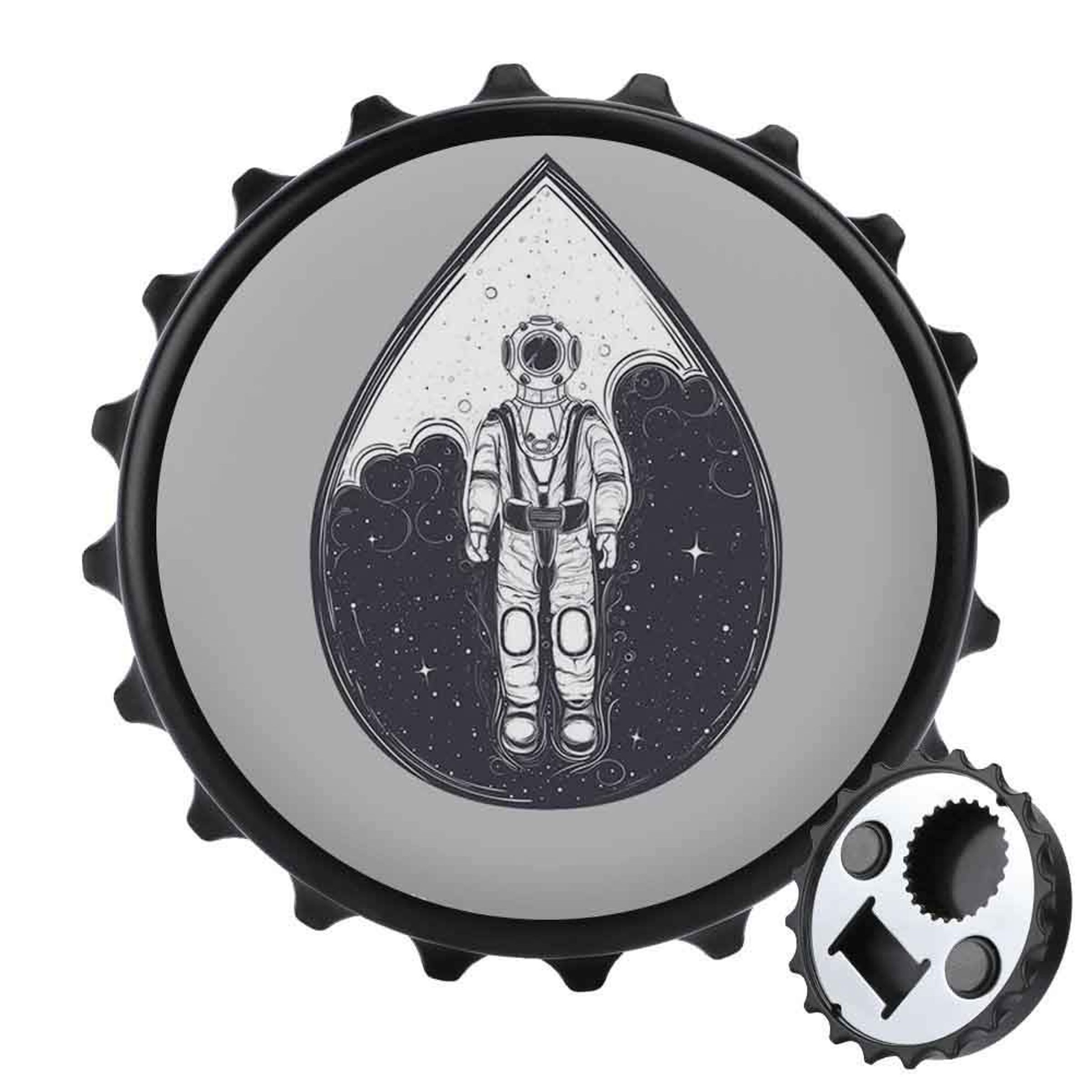 BIG BITE ASTRONAUT BOTTLE OPENER MAGNET