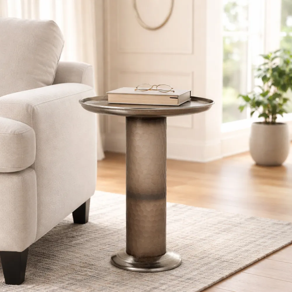 SHERMANWICK GOLD TABLE 21 (IN)