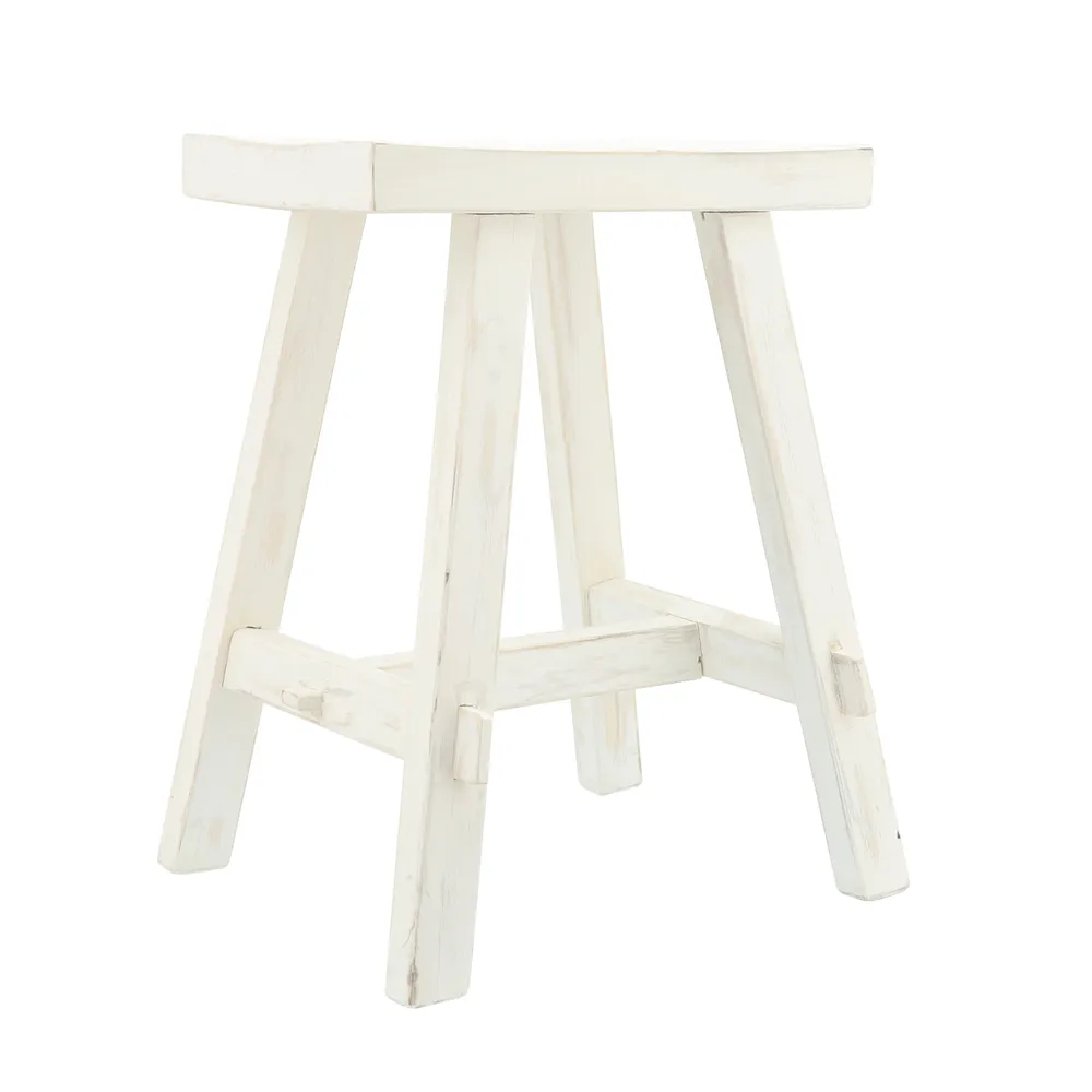 DRAYTONLAND WHITE STOOL 20 (IN)