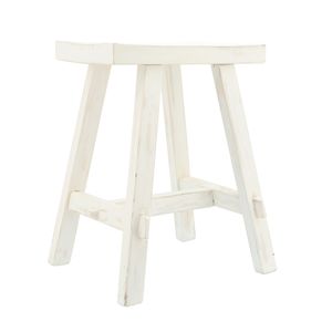 DRAYTONLAND WHITE STOOL 20 (IN) 1