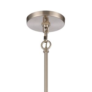 White Burlap 14'' Wide 1-Light Pendant - Ocean Blue 5