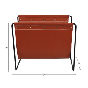 HEYDONDALE BROWN MAGAZINE RACK 14 (IN) 10