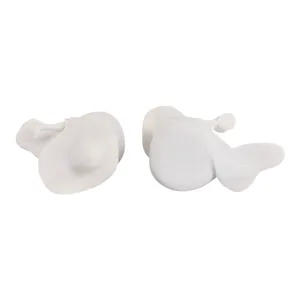 NELLFIELD SET OF 2 WHITE BOOKENDS 8 (IN) 6