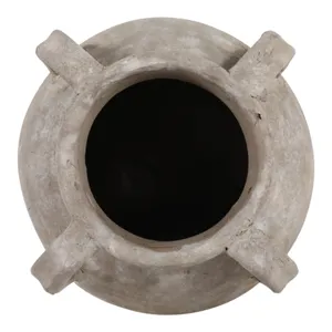SKYELAKE GRAY VASE 10 (IN) 8