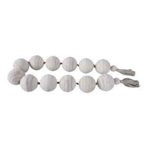 GARSONRUN WHITE BEAD 3 (IN) 3
