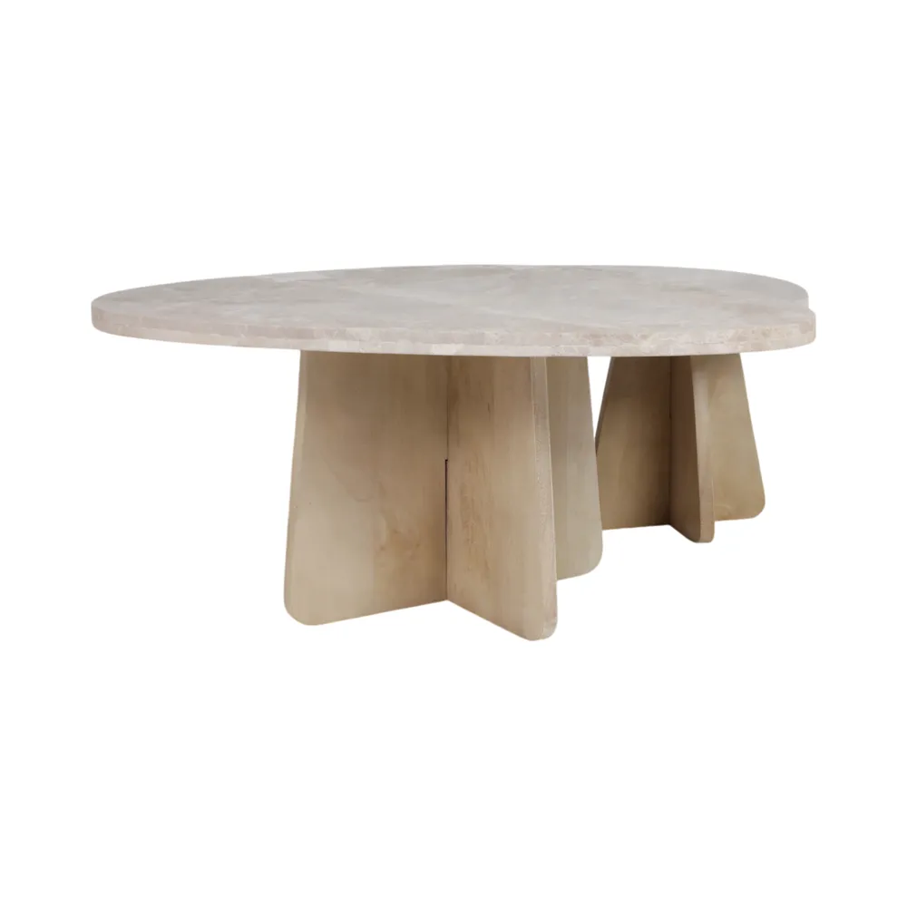 RIDER SET OF 2 BROWN COFFEE TABLES 18 (IN)