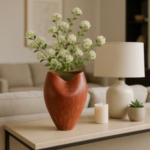 ROLANDSHAW RED VASE 14 (IN) 2