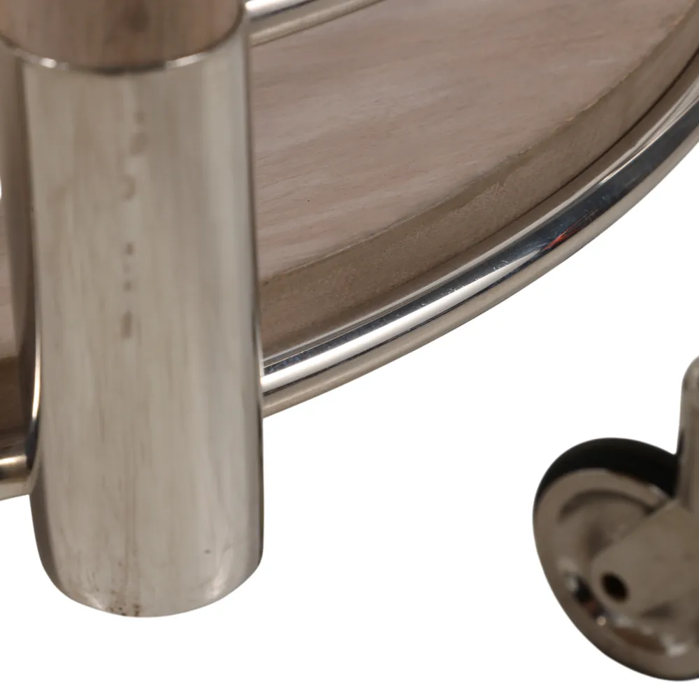 GUNNARWAY SILVER BAR CART 30 (IN)