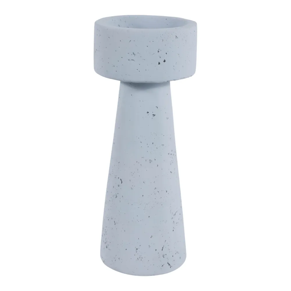 CARLIN BLUE CANDLE HOLDER 10 (IN)