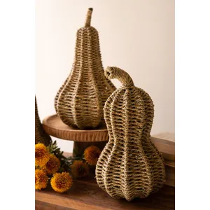 Set of Three Woven Vine Gourds 4