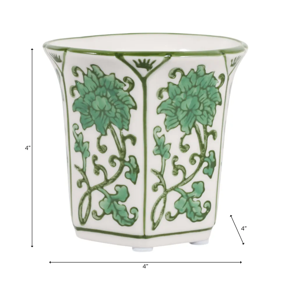 GREERWORTH GREEN CANDLE 4 (IN)