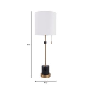 JENSENSTONE BLACK LAMP 33 (IN) 8