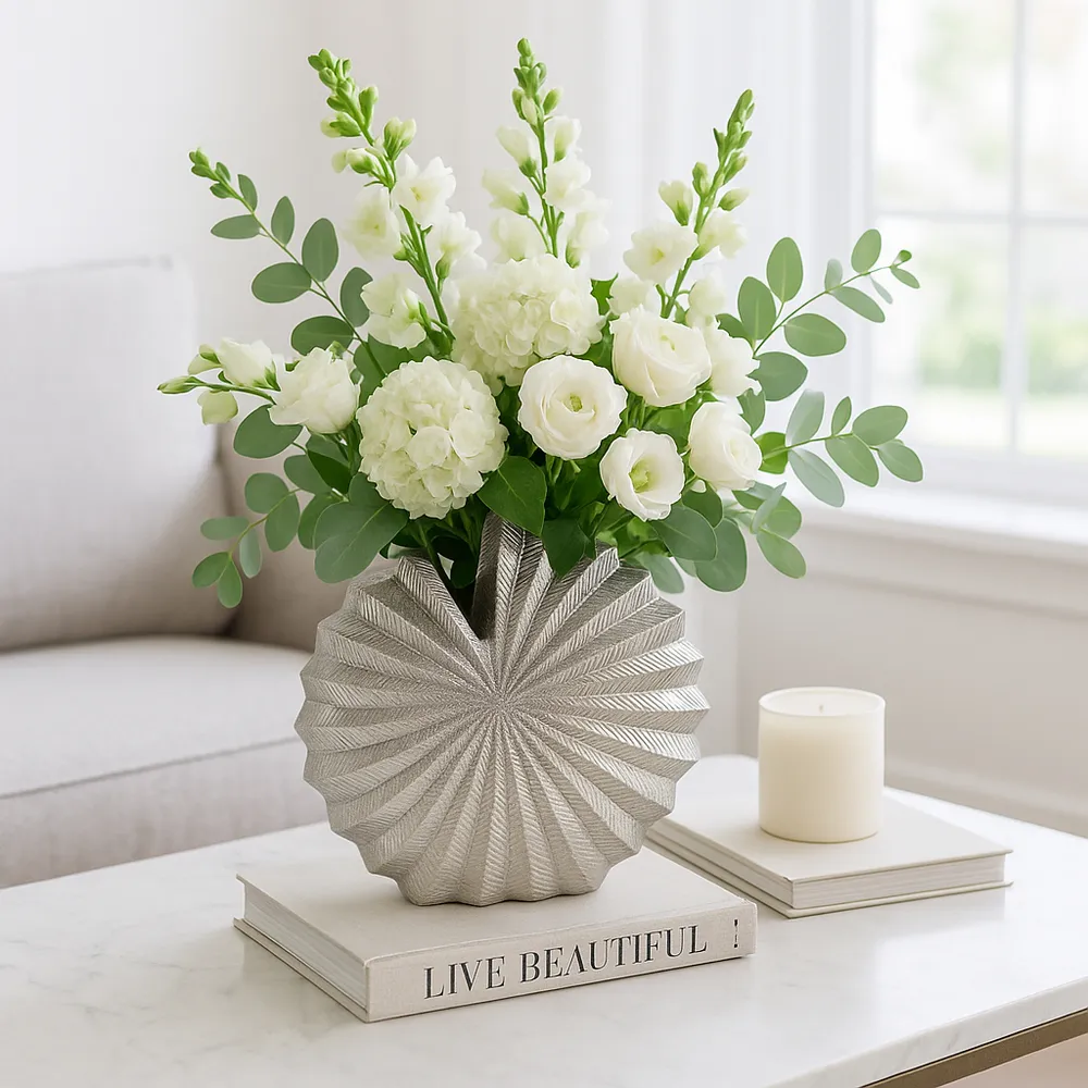 DALEVIEW SILVER VASE 10 (IN)