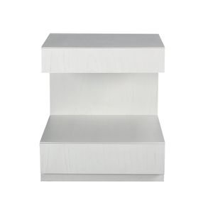 Checkmate Accent Table - White 3