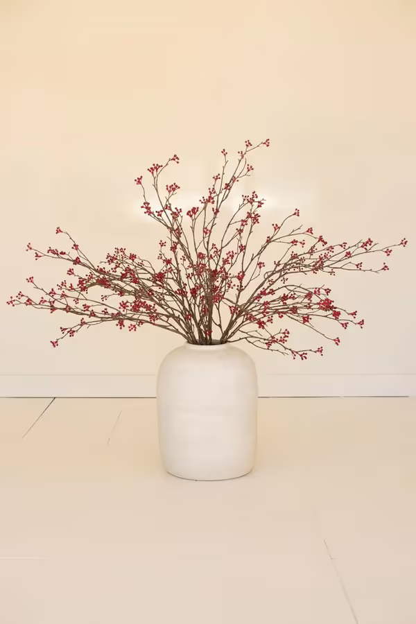 Artificial Red Berry Spray